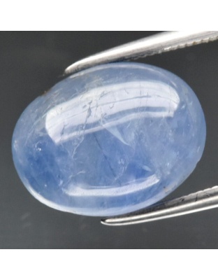 Dijual Batu Cincin Permata Mulia Safir Biru Blue Sapphire Myanmar Oval Cabochon Alami Natural 8.02 Ct. Unheated