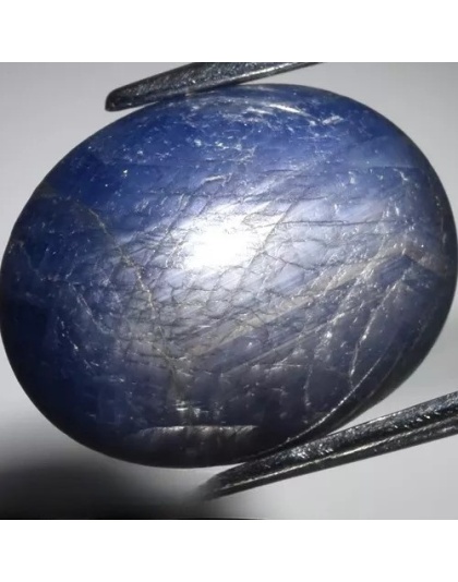 Dijual Batu Cincin Permata Mulia Safir Biru Bintang Blue Star Sapphire Myanmar Alami Natural 13.46 Ct. Unheated Bersertifikat