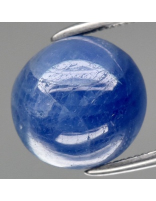 Dijual Batu Cincin Permata Mulia Safir Biru Blue Sapphire Myanmar Oval Cabochon Alami Natural 6.46 Ct. Unheated