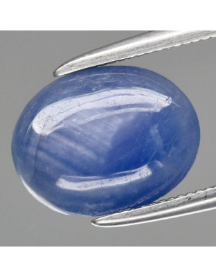 Dijual Batu Cincin Permata Mulia Safir Biru Blue Sapphire Myanmar Oval Cabochon Alami Natural 2.80 Ct. Unheated