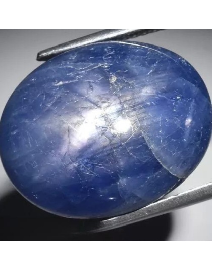 Dijual Batu Cincin Permata Mulia Safir Biru Bintang Blue Star Sapphire Myanmar Alami Natural 18.77 Ct. Unheated